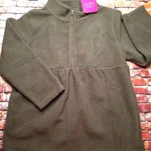 Ingrid & Isabel Pullover Sweater Olive Green Select Prepregnancy Size- Medium